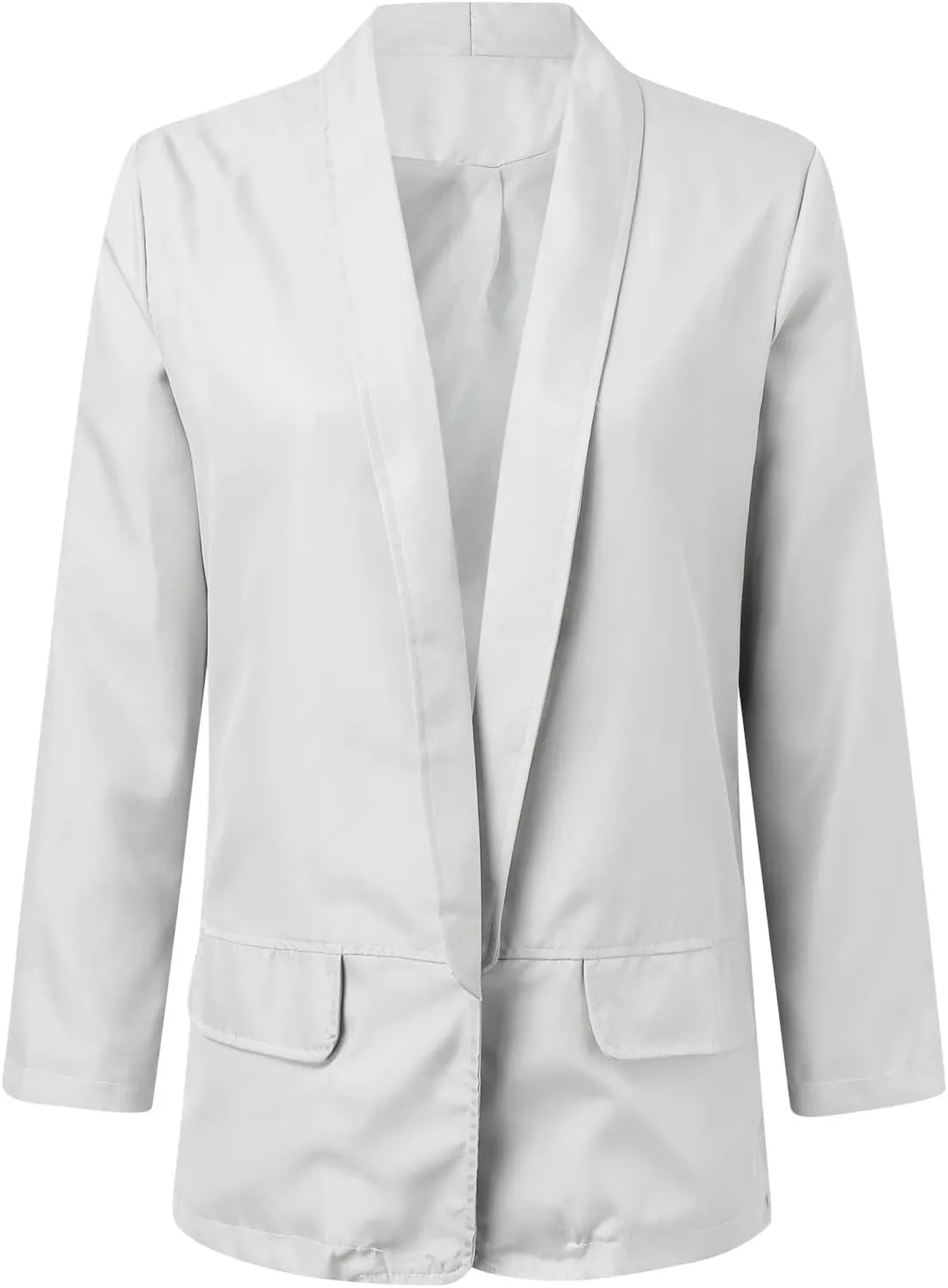 2024 Classic Blazers for Women Long Sleeve Lapel Business Jackets Casual Loose Open Front Cardigans Fall Fashion Suit