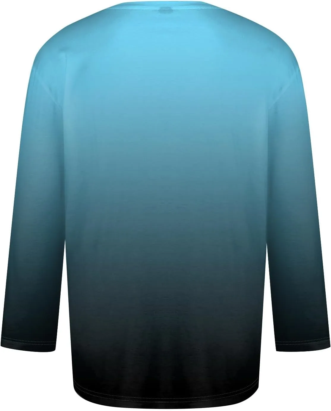3/4 Sleeve Shirt for Men Casual Crew Neck Baseball T-Shirts Solid Color Loose Fit Tees Three Quarter Sleeve T Shirts