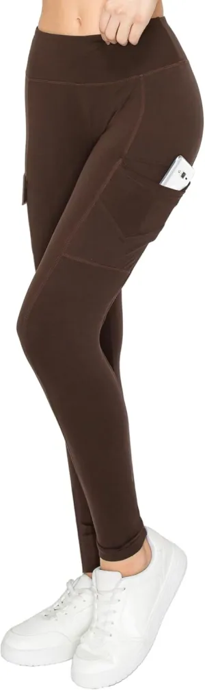 ALWAYS Women's Yoga Leggings - High Waist Premium Soft Solid Stretch High Waist Legging Pants