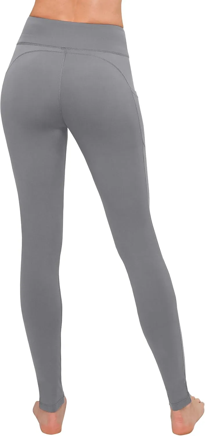 ALWAYS Women's Yoga Leggings - High Waist Premium Soft Solid Stretch High Waist Legging Pants