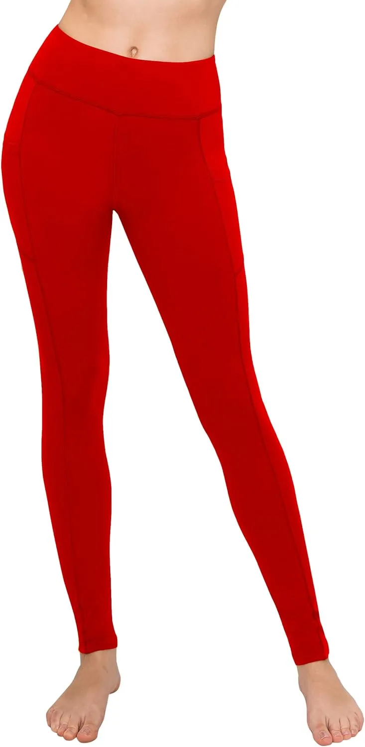 ALWAYS Women's Yoga Leggings - High Waist Premium Soft Solid Stretch High Waist Legging Pants