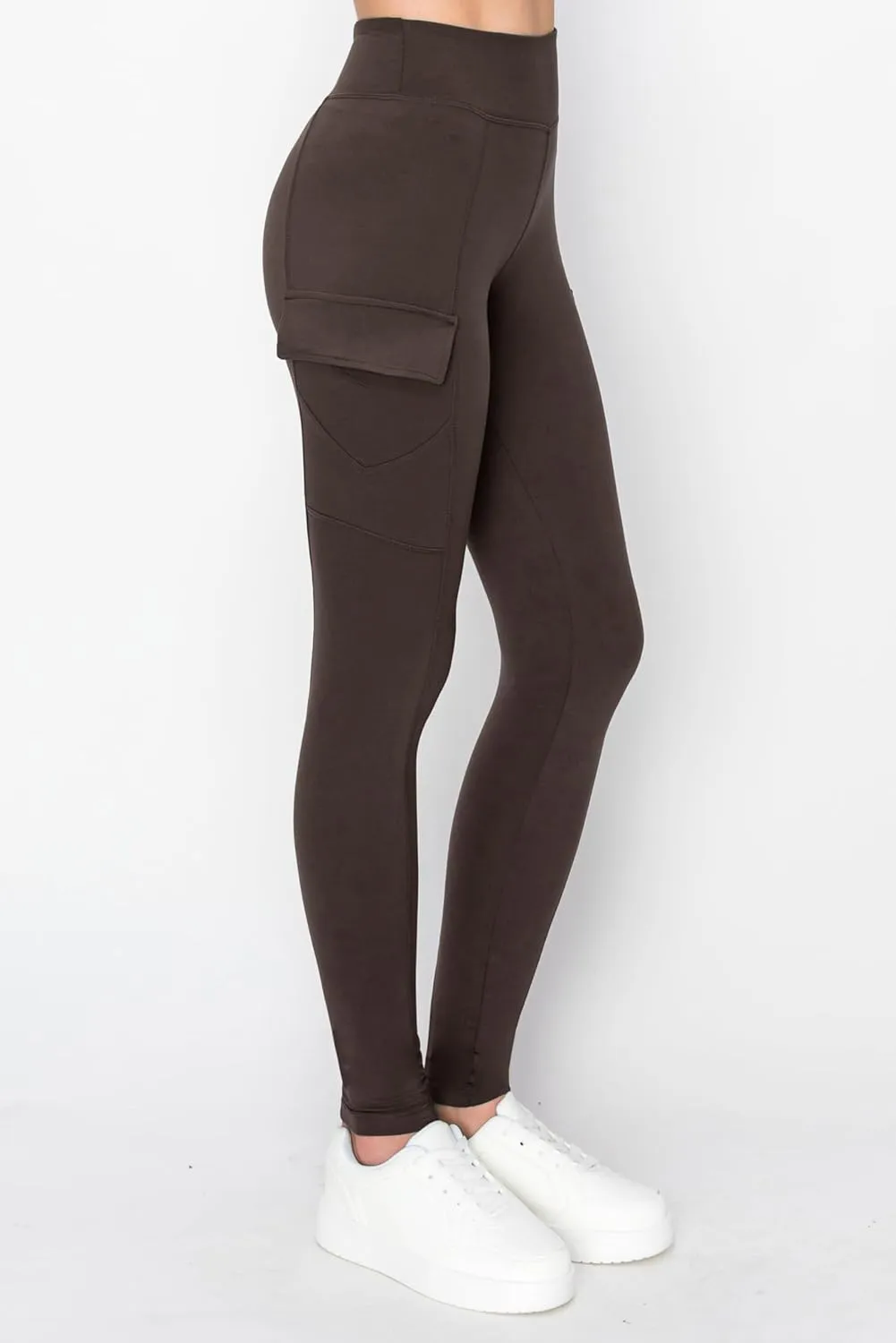 ALWAYS Women's Yoga Leggings - High Waist Premium Soft Solid Stretch High Waist Legging Pants