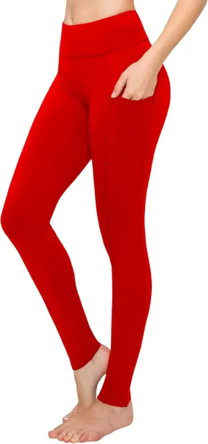 ALWAYS Women's Yoga Leggings - High Waist Premium Soft Solid Stretch High Waist Legging Pants