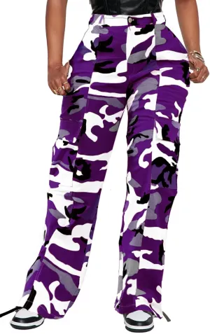 BEJONS Women’s Relaxed Fit All Day High Waist Cargo Pants