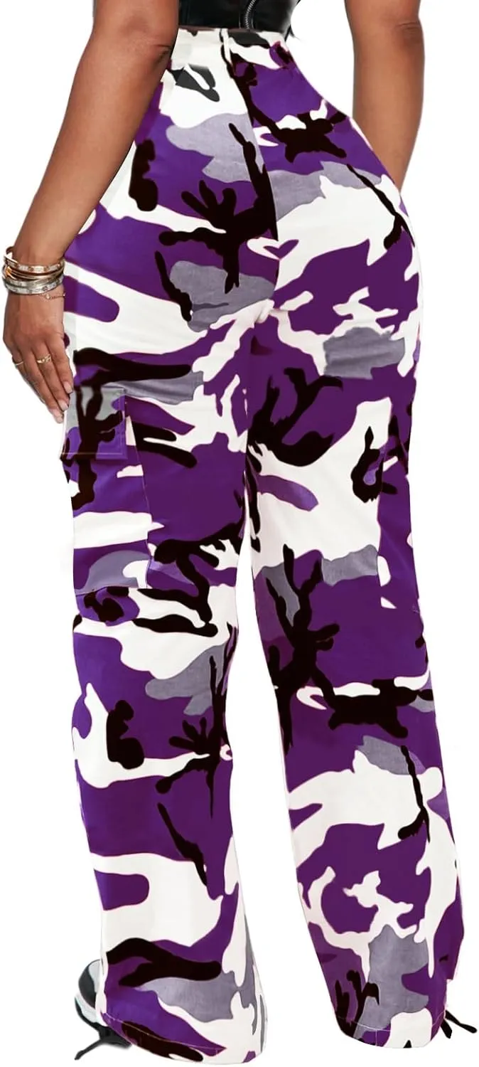 BEJONS Women’s Relaxed Fit All Day High Waist Cargo Pants