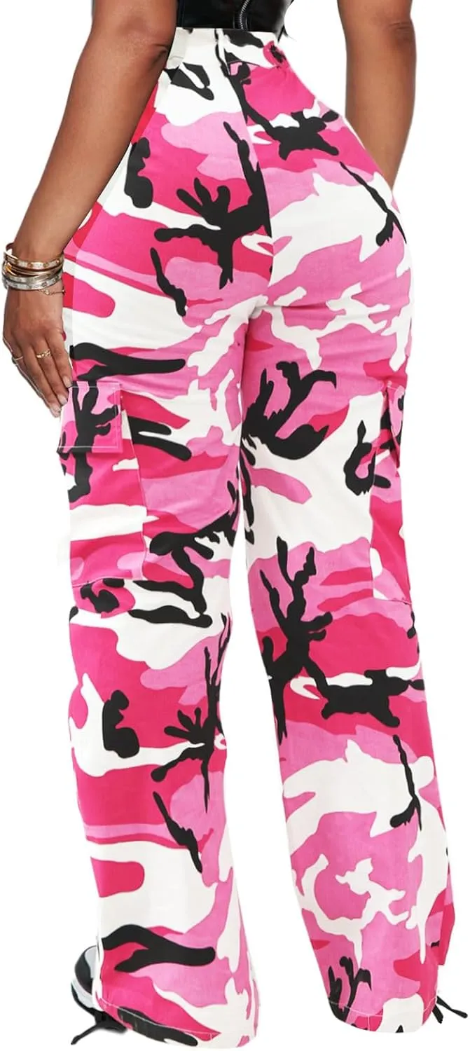 BEJONS Women’s Relaxed Fit All Day High Waist Cargo Pants
