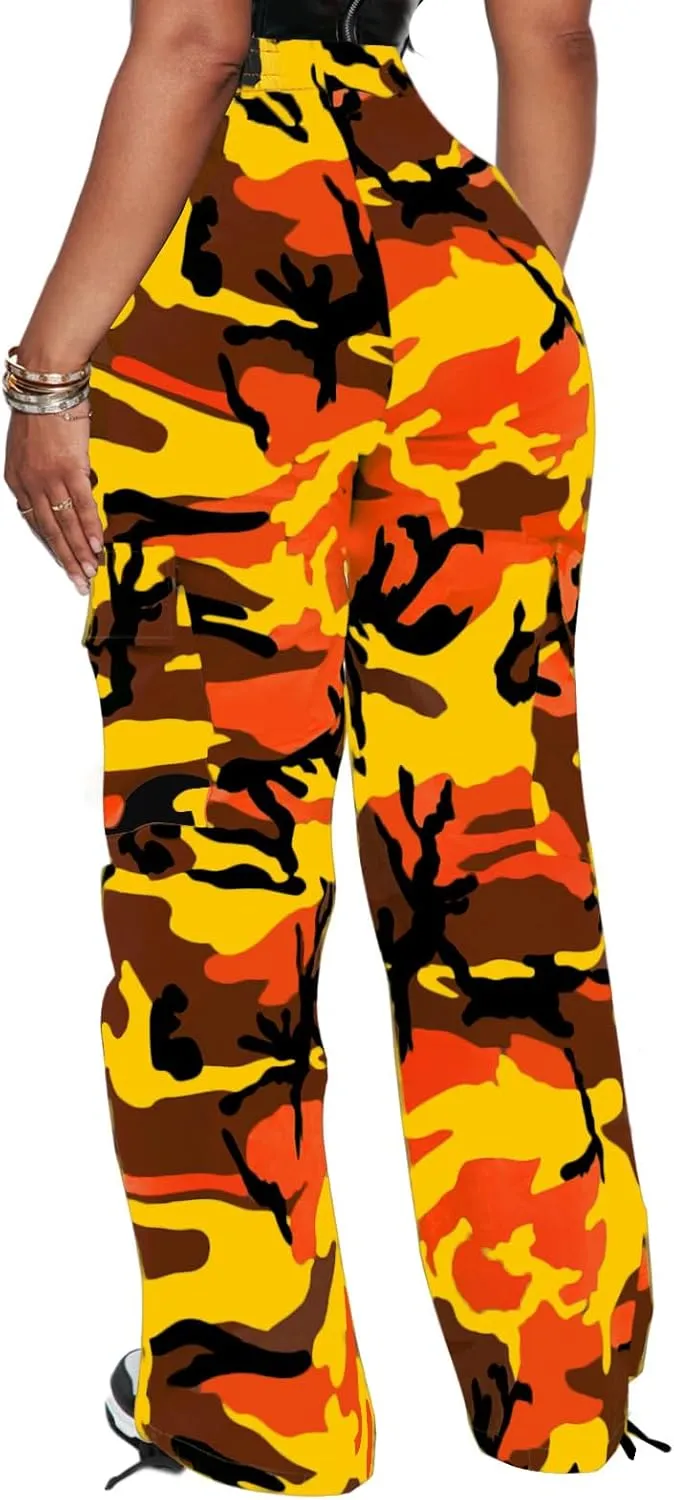 BEJONS Women’s Relaxed Fit All Day High Waist Cargo Pants