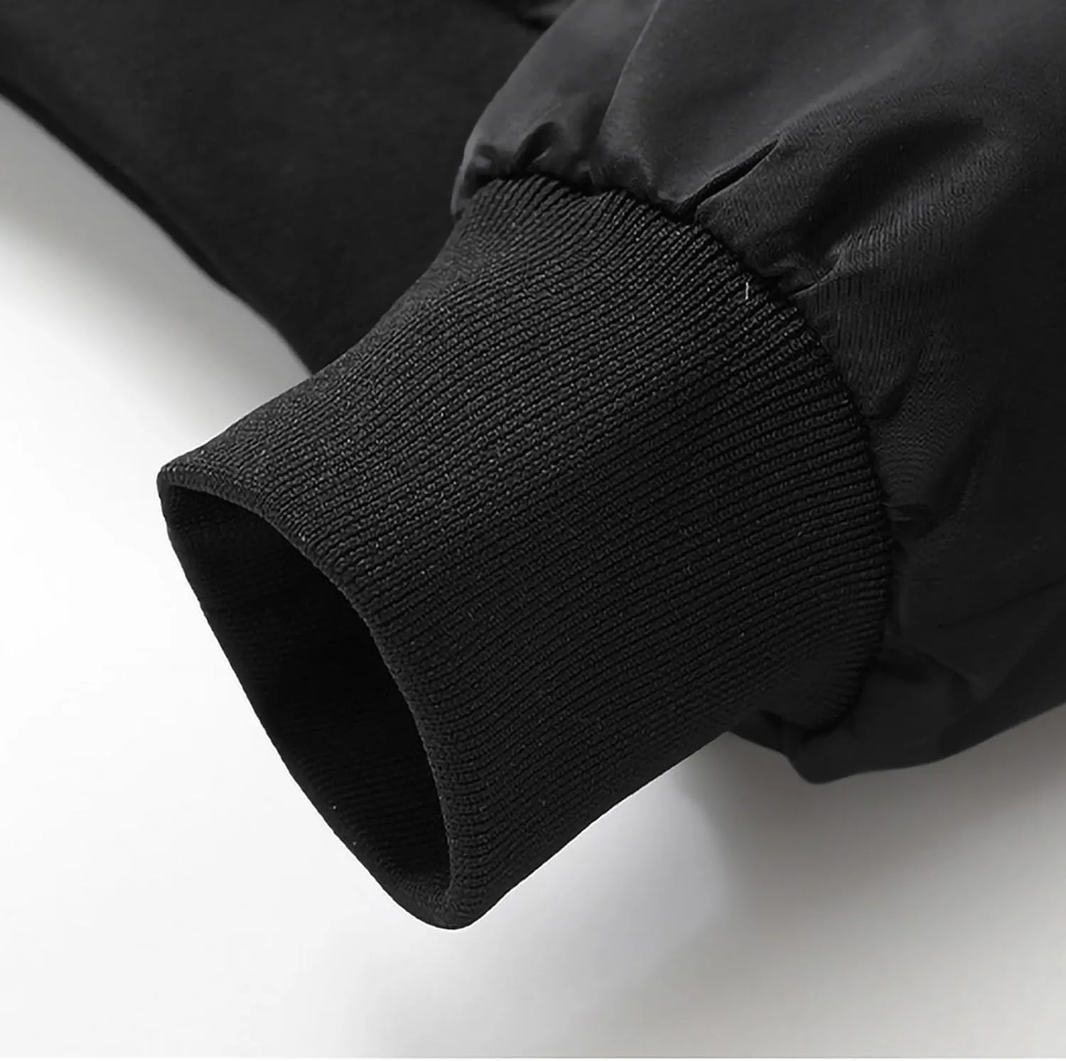Bidobibo Men's Winter Jackets Outerwear Plus Size Winter Coats for Men Sherpa Lined Thermal Jacket Bomber Jacket Zip Up