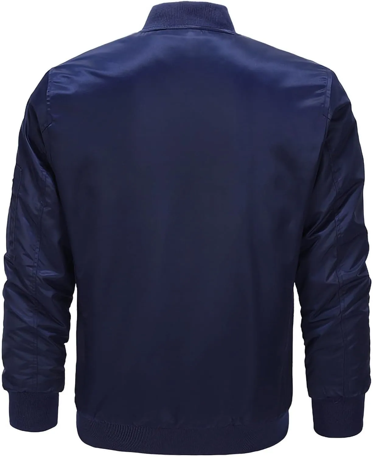 Bidobibo Men's Winter Jackets Outerwear Plus Size Winter Coats for Men Sherpa Lined Thermal Jacket Bomber Jacket Zip Up