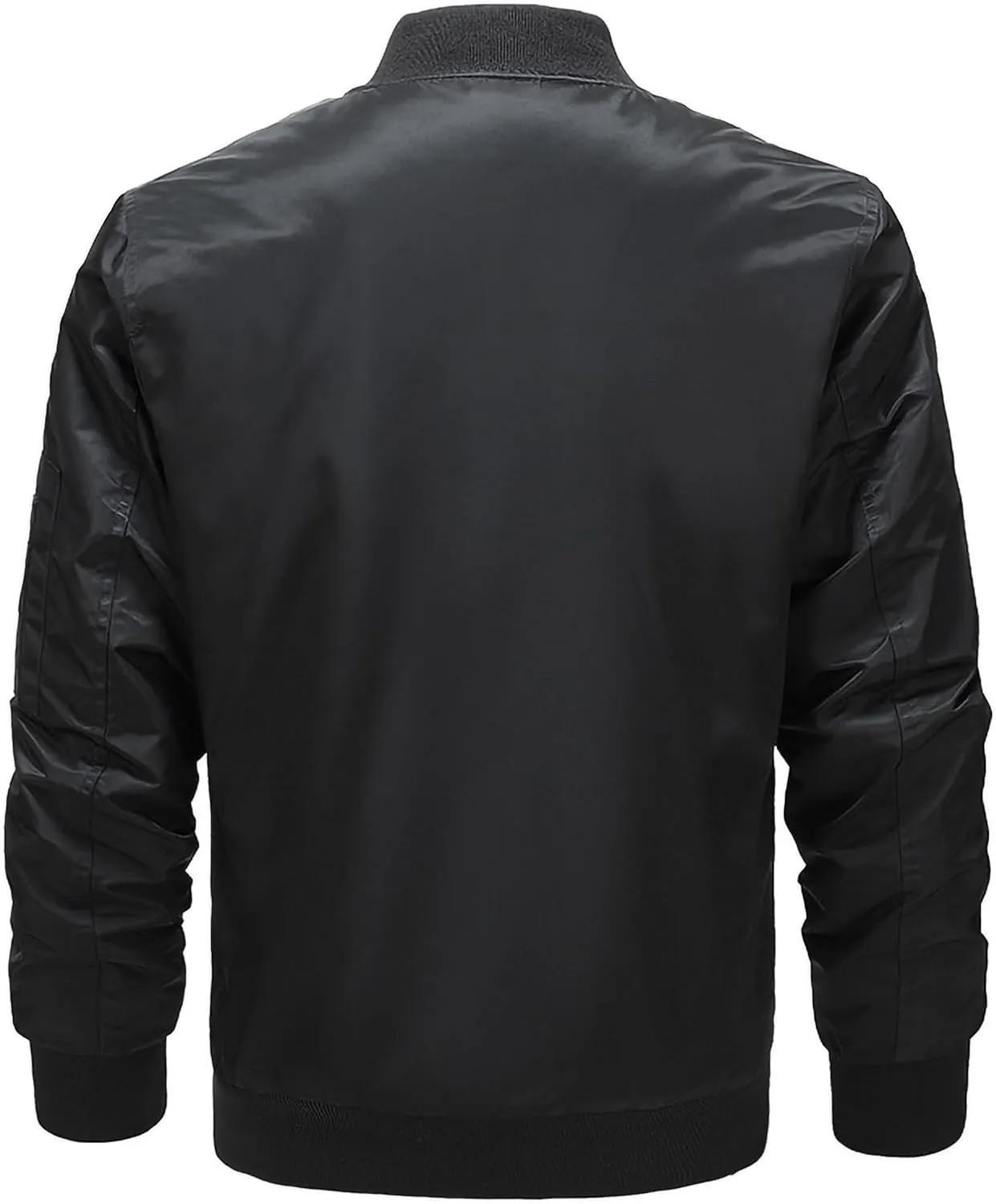 Bidobibo Men's Winter Jackets Outerwear Plus Size Winter Coats for Men Sherpa Lined Thermal Jacket Bomber Jacket Zip Up