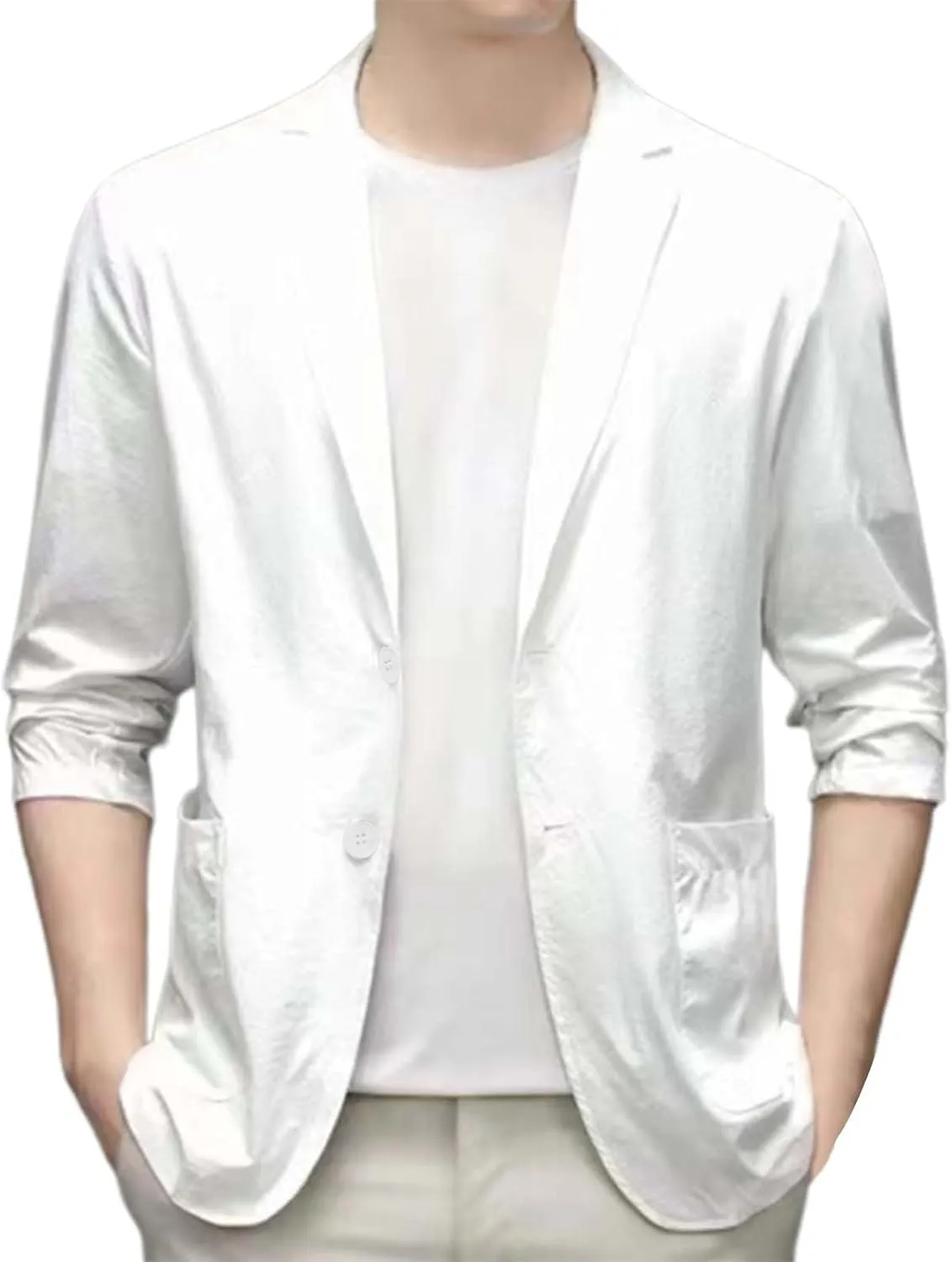 Black Blazer Charm Casual Fashion Coat Men Tops Fit One Button Slim Men's Coats Jackets Jacket Suit For Men Jacket