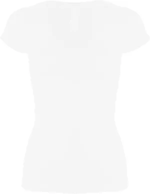 Bozzolo Women's Plain Basic V Neck Short Sleeve Cotton T-Shirts