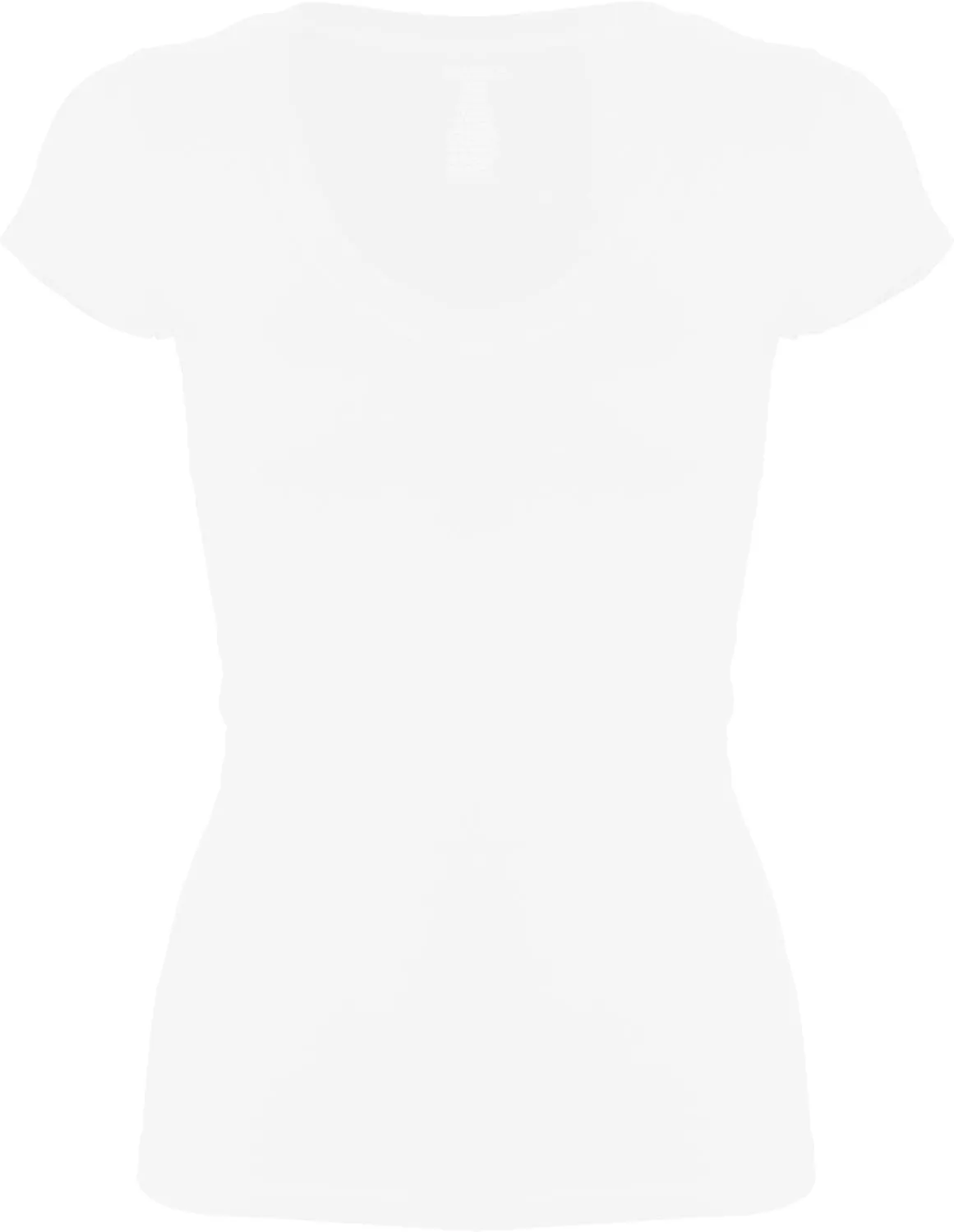 Bozzolo Women's Plain Basic V Neck Short Sleeve Cotton T-Shirts