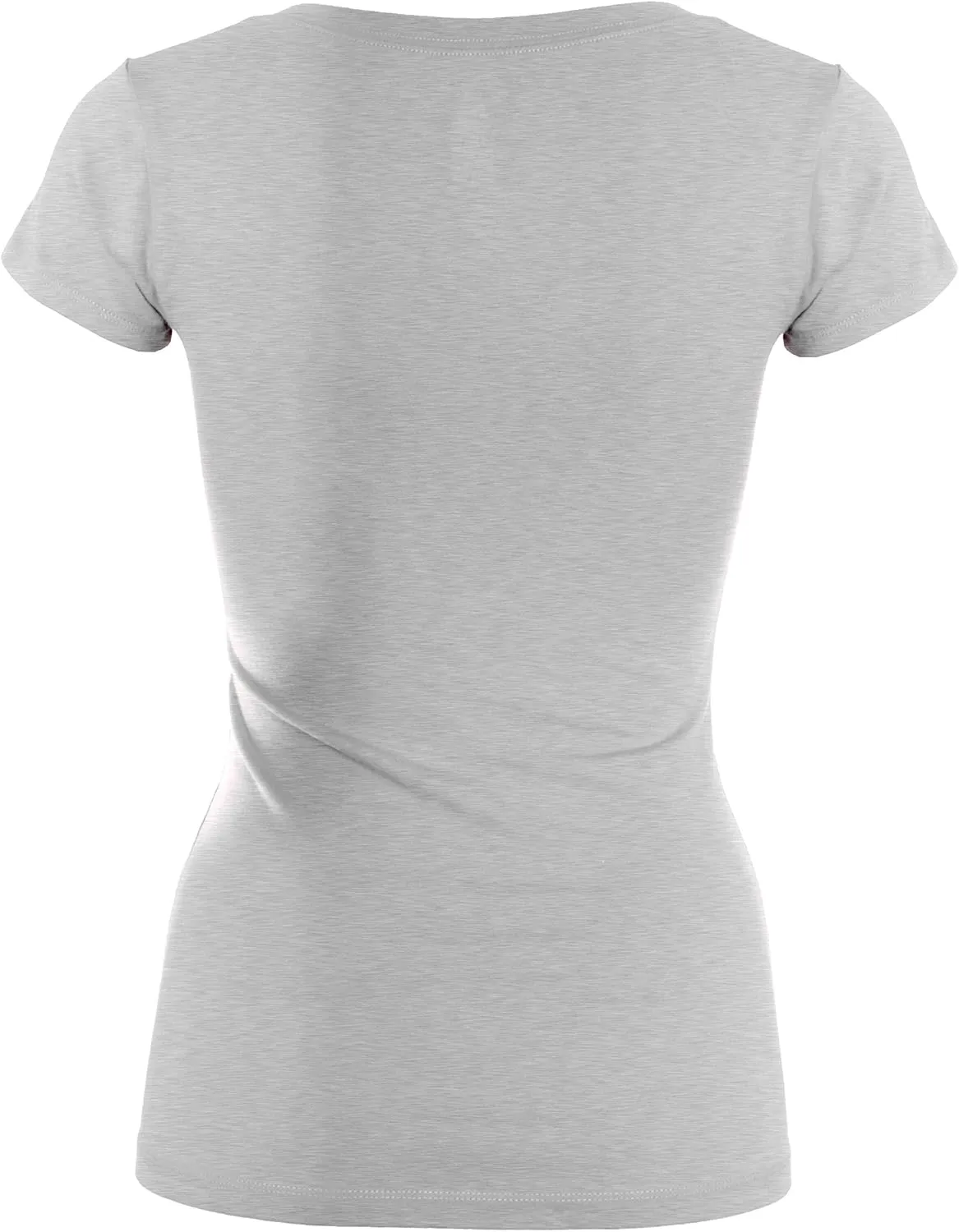 Bozzolo Women's Plain Basic V Neck Short Sleeve Cotton T-Shirts