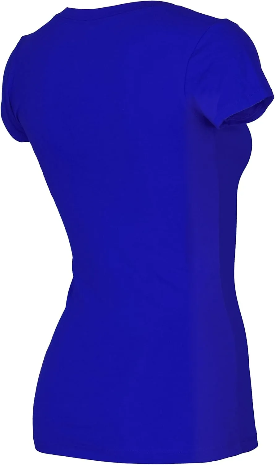 Bozzolo Women's Plain Basic V Neck Short Sleeve Cotton T-Shirts