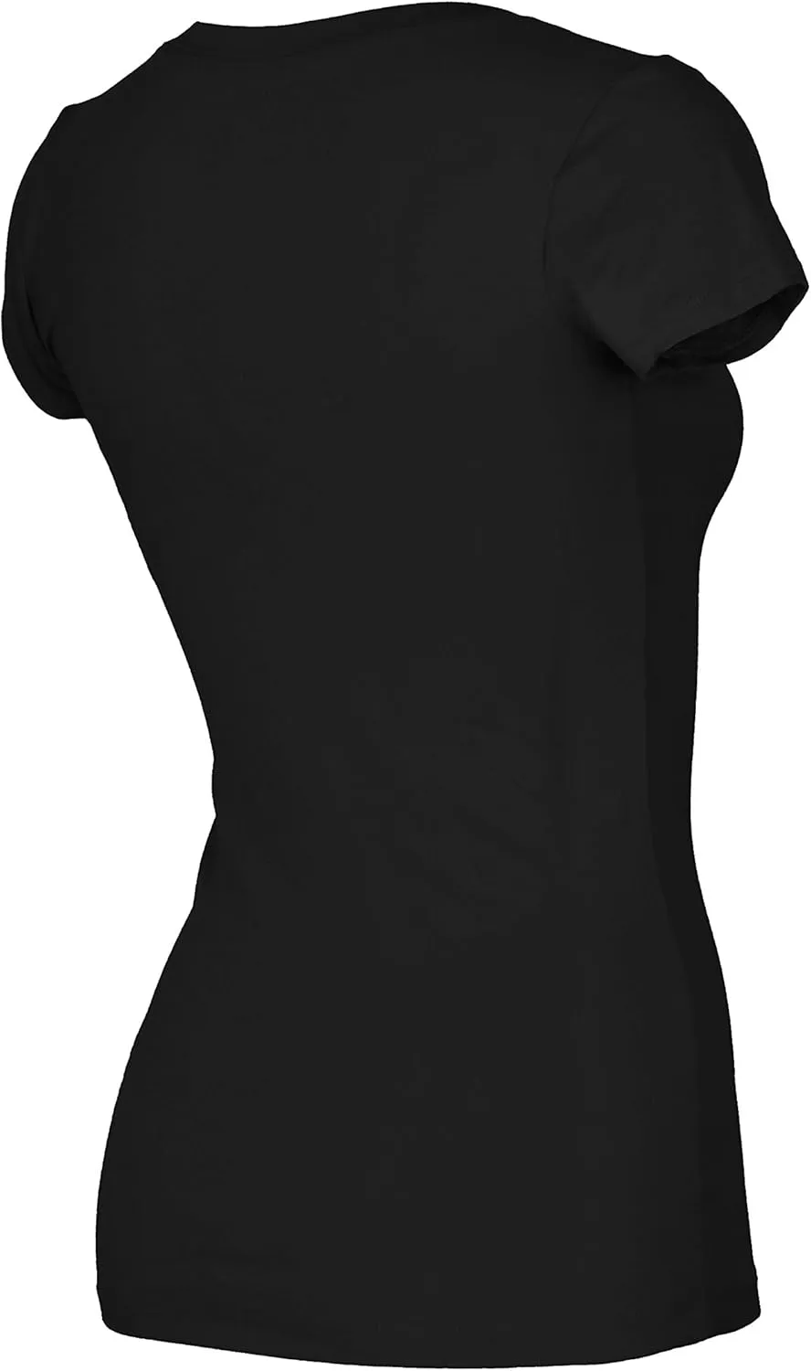 Bozzolo Women's Plain Basic V Neck Short Sleeve Cotton T-Shirts