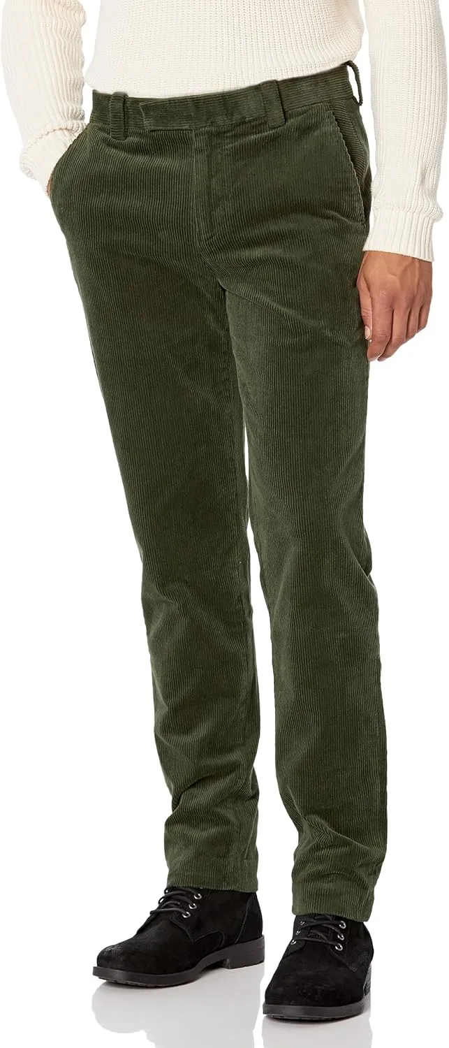 Brooks Brothers Men's Slim Fit Stretch Corduroy Pants