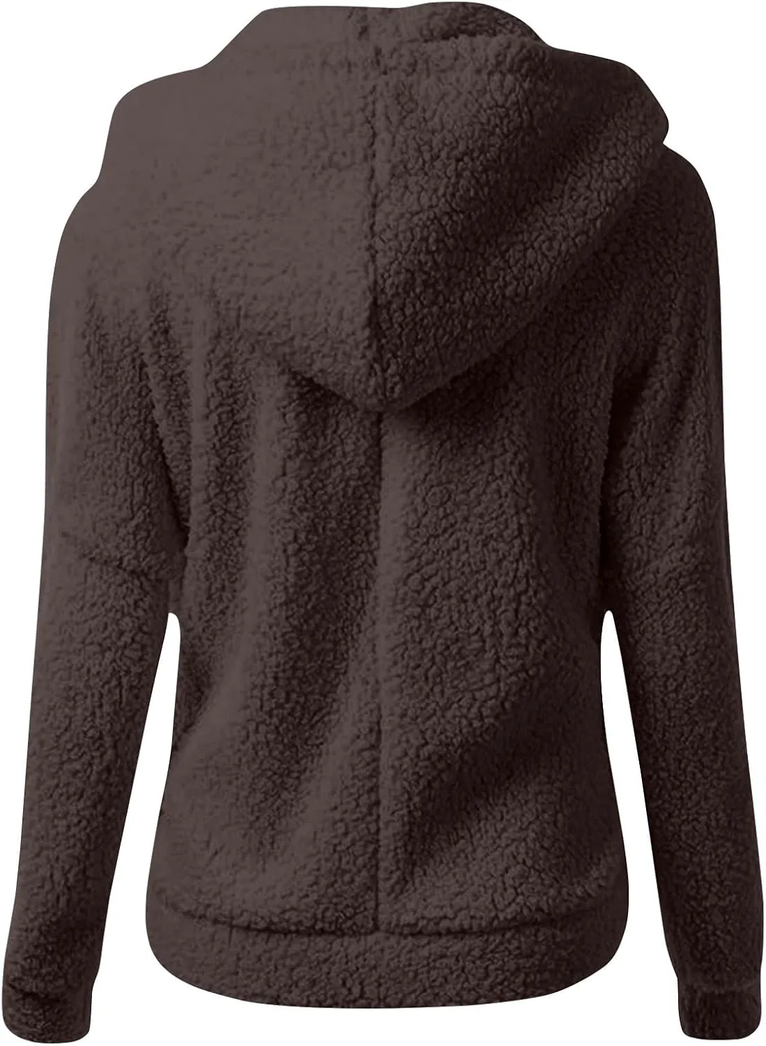 ChicCrate Women's Classic-Fit Soft Fleece Jacket Lightweight Coat Casual Zip Up Sherpa Lined Hoodie Sweatshirt Cozy Outerwear