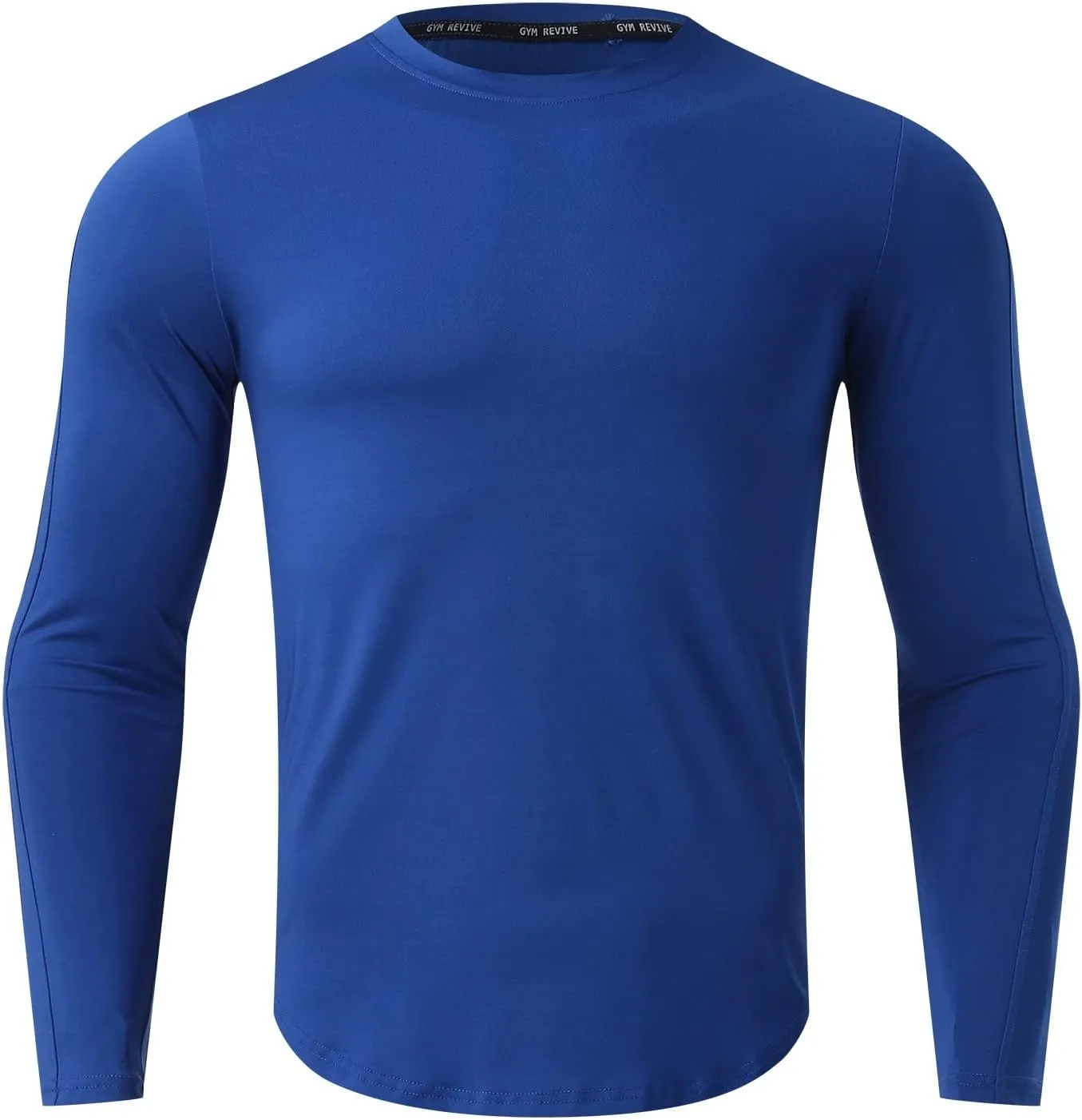 Compression Shirts for Men Fitness Sports Quick Dry Long Sleeve Sweat Shirt Bodybuilding Gym Workout Athletic Tops