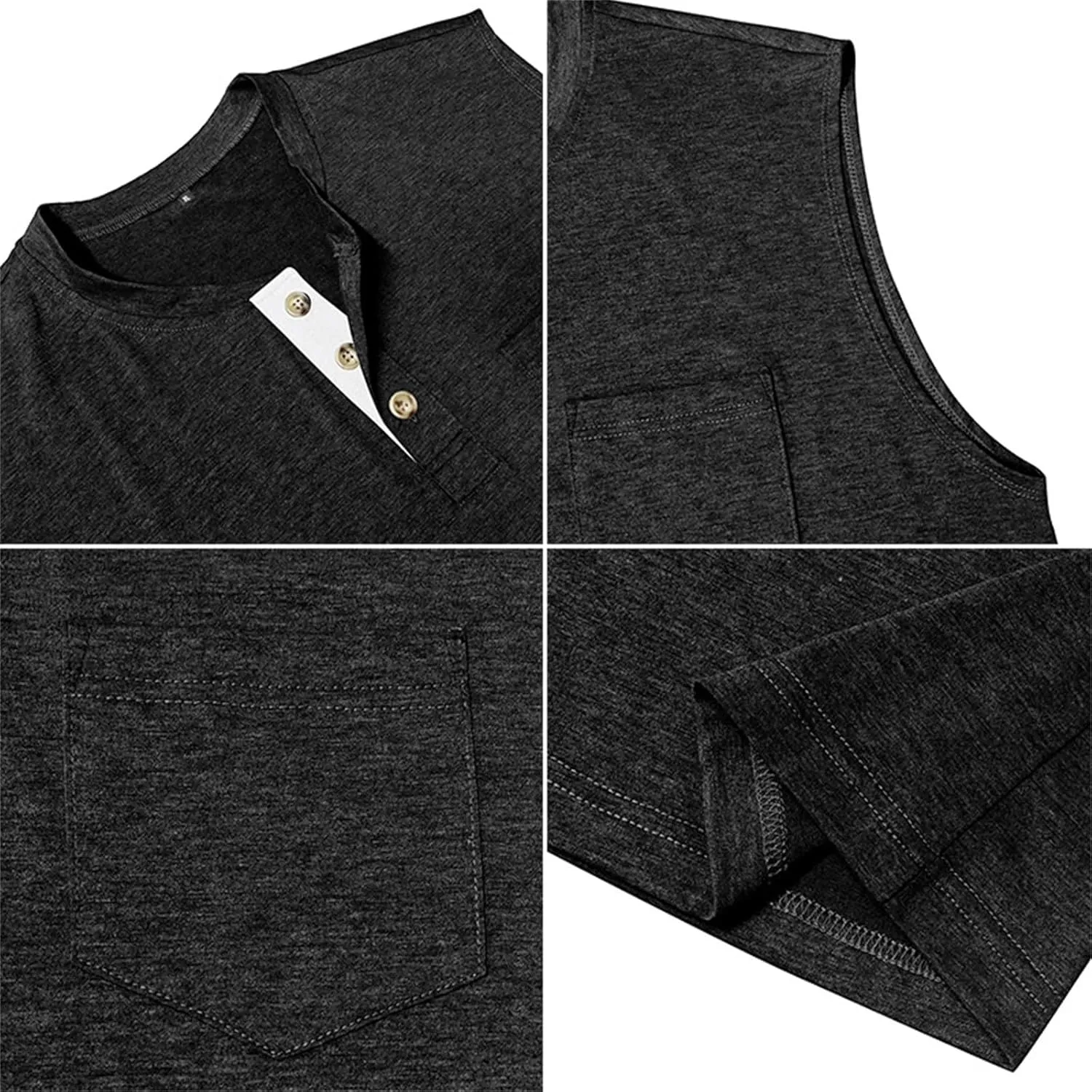 Compression Shirts Mens Trendy V Neck Sleeveless Muscle Cut Shirt Lightweight Quick Dry Athletic Workout Gym Tees