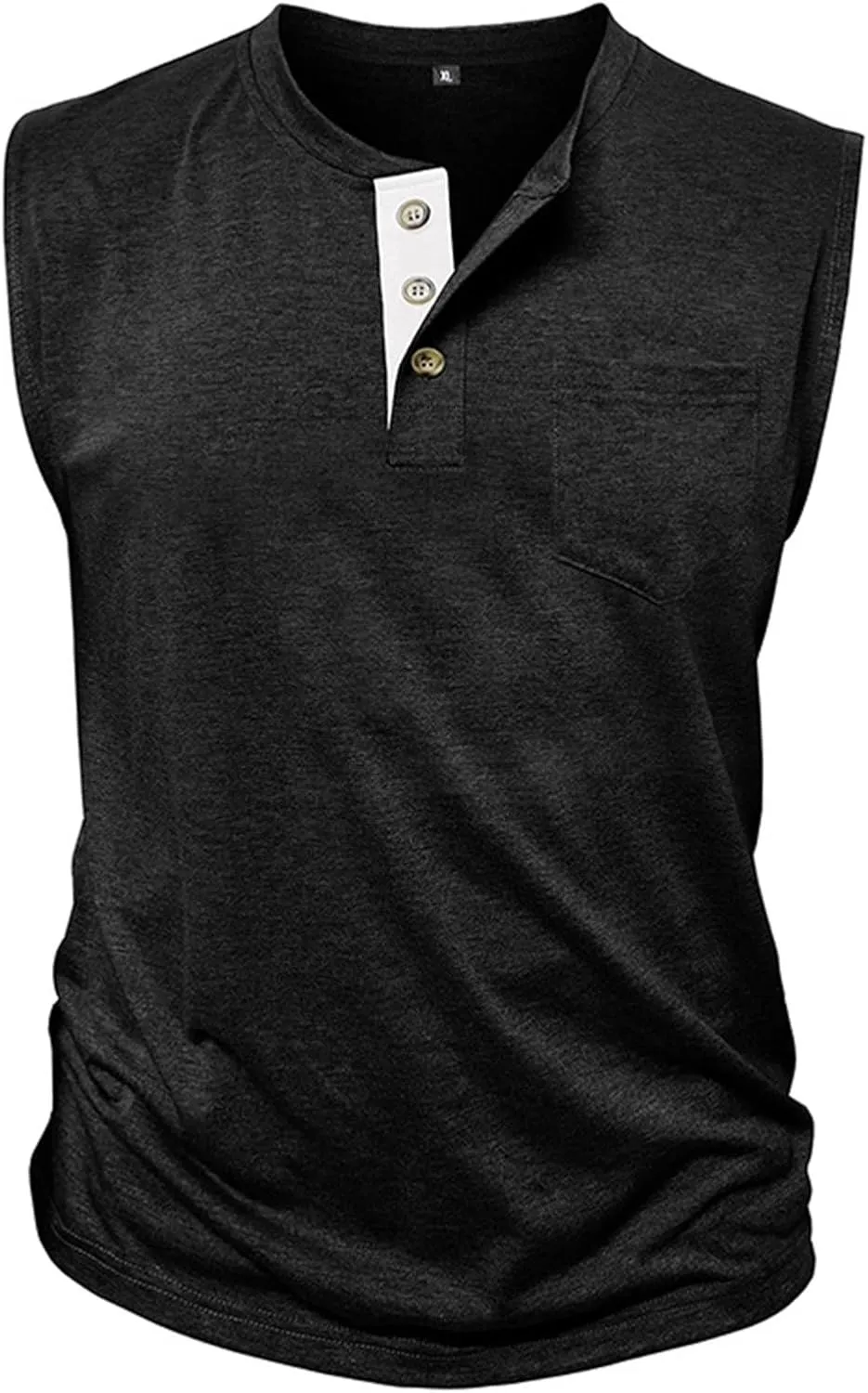 Compression Shirts Mens Trendy V Neck Sleeveless Muscle Cut Shirt Lightweight Quick Dry Athletic Workout Gym Tees