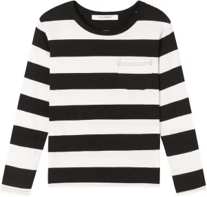 DILBYKE Boys Girl Long Sleeve Striped Crew Neckline T-Shirts Kid Tee