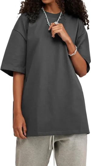 FAIABLE Mens T-Shirts Oversized Tshirts Shirts Heavyweight Basic Plain Tees Cotton Short Sleeve Tee Shirt for Men Unisex