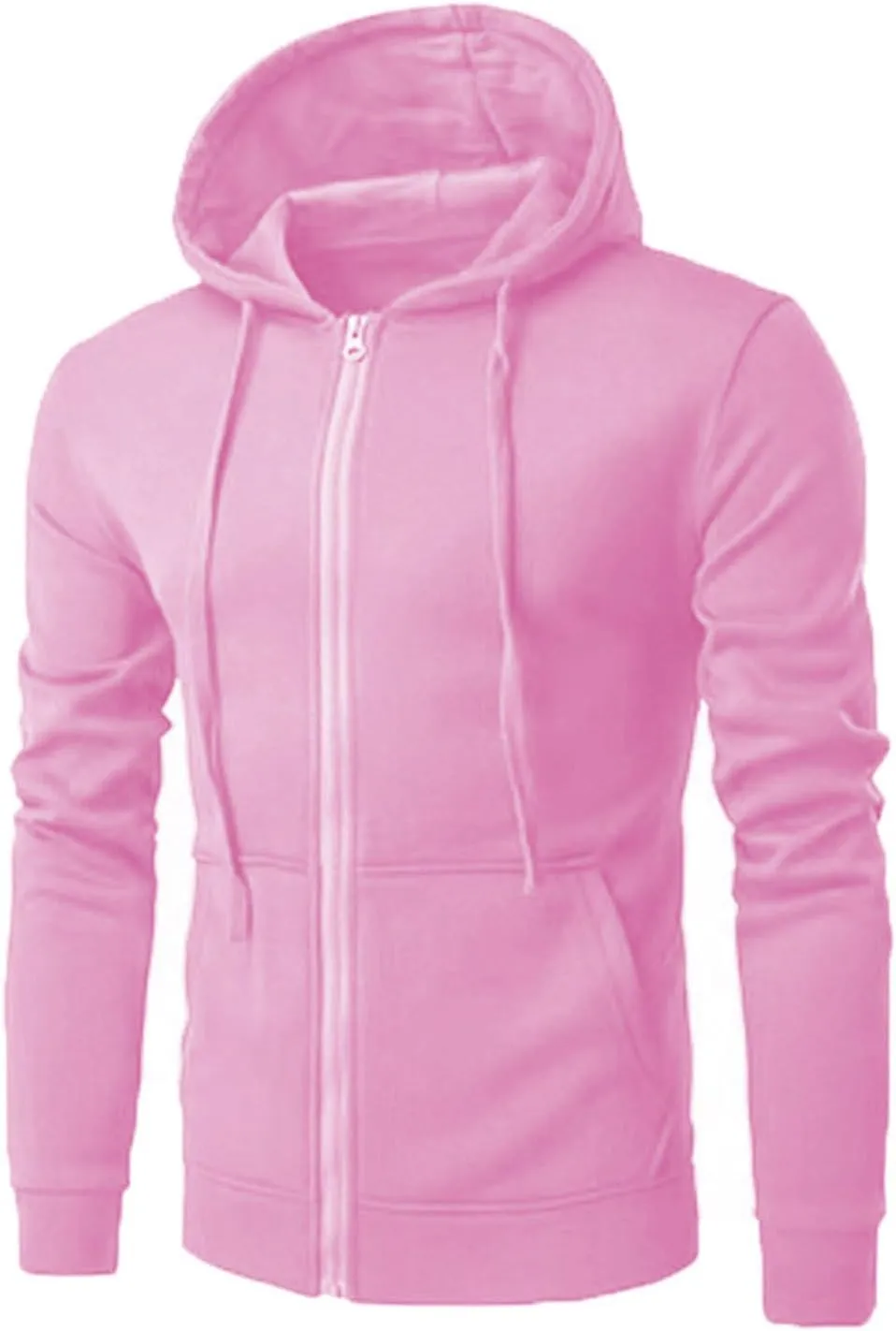 Fall Mens Zip Up Hoodie Loose Fit Full Zip Up Hoodie Casual Mens Sweatshirt Hoodie Fashion Men's Hoodies Pullover