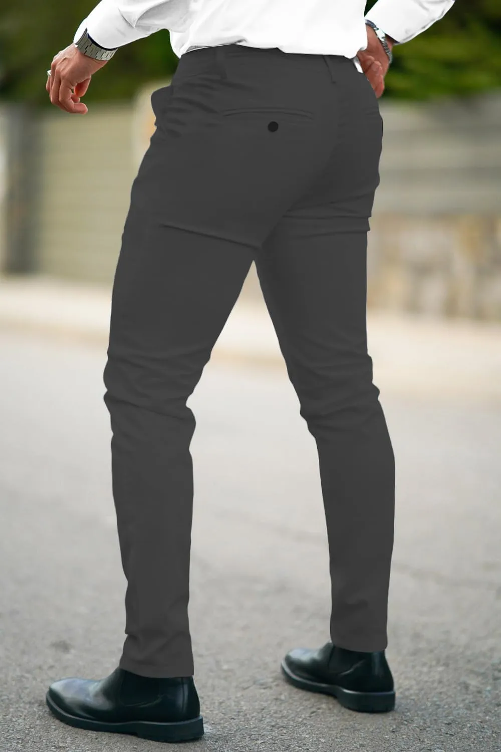 GINGTTO Mens Dress Pants Slim Fit Stretch Formal Pants for Men