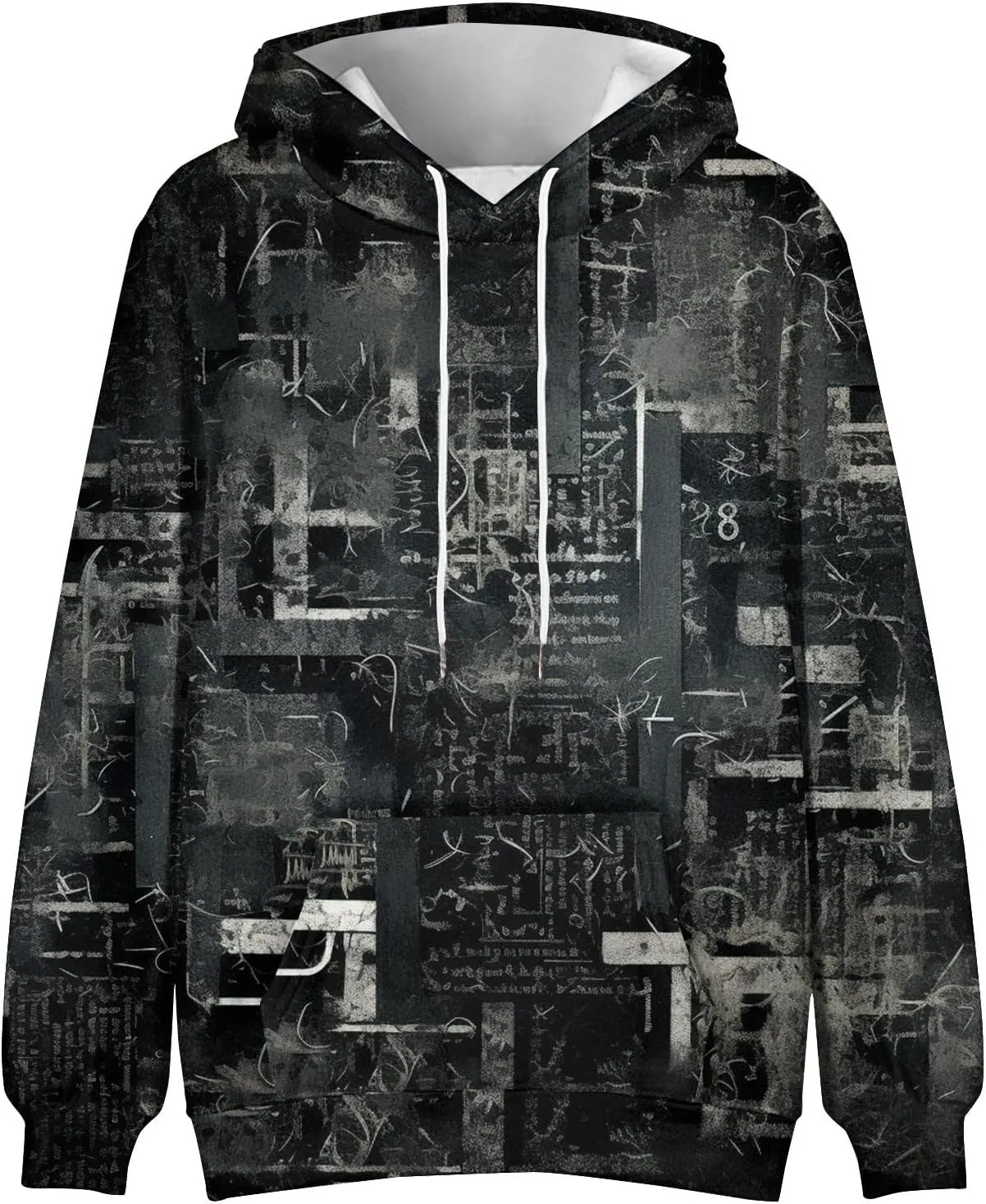 GOFULY Men'S Fashion Hoodies & Sweatshirts Casual Fall Western Aztec Print Graphic Hoodies Long Sleeve Pullover Hoodies