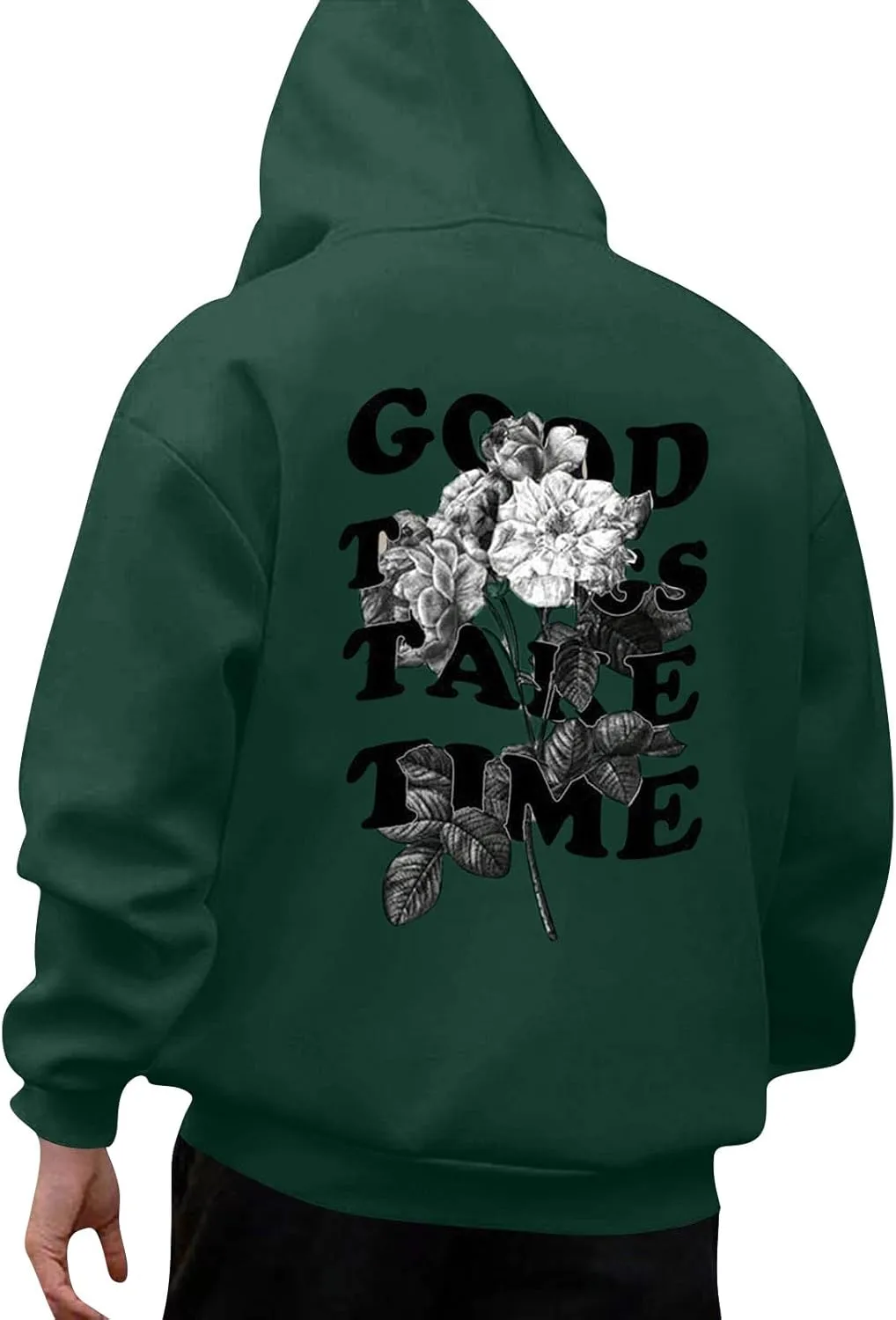 GOFULY Mens Sweatshirts Hoodies Fall Usa Letter Print Graphic Hoodies Lightweight Long Sleeve Hoodies Pullover Winter Shirts