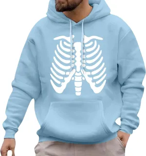 GOFULY Mens Sweatshirts Hoodies Fall Usa Letter Print Graphic Hoodies Lightweight Long Sleeve Hoodies Pullover Winter Shirts