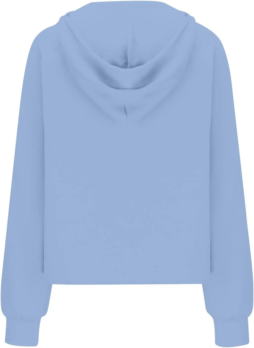 Half Zip Cropped Hoodies for Women Fleece Quarter Zip Pullover Oversized Sweatshirts with Thumb Hole 2024 Fall Clothes