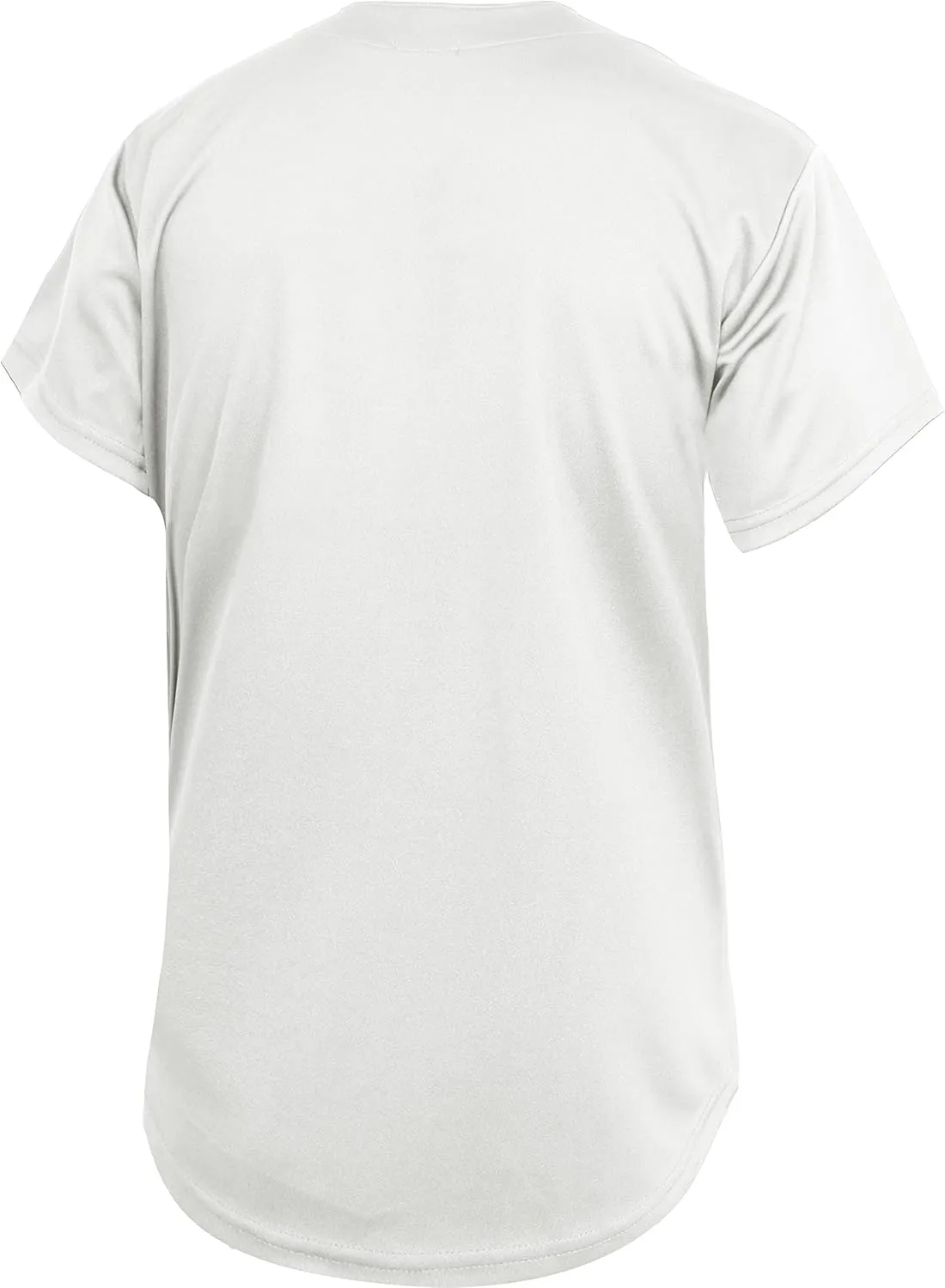 Hat and Beyond Mens Baseball Jersey Button Down T Shirts Hipster Plain Hip Hop 1UPA02
