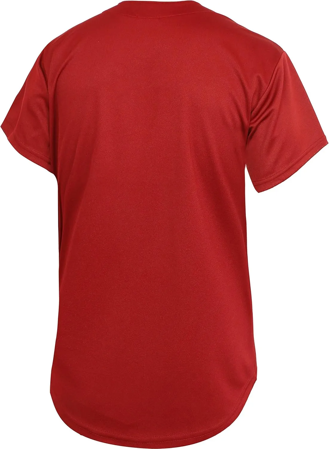 Hat and Beyond Mens Baseball Jersey Button Down T Shirts Hipster Plain Hip Hop 1UPA02