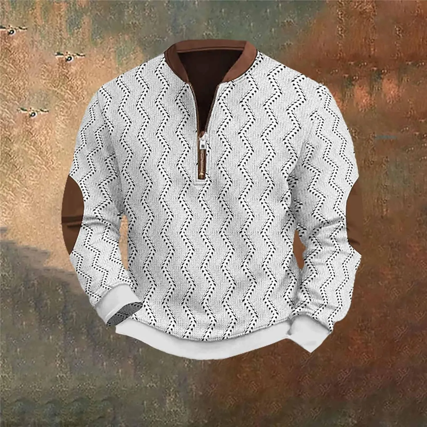 Heavyweight Hoodie Loose 3D Printed Zipper Long Sleeved Hoodie For Men Mens Light Sweater Men Oversized
