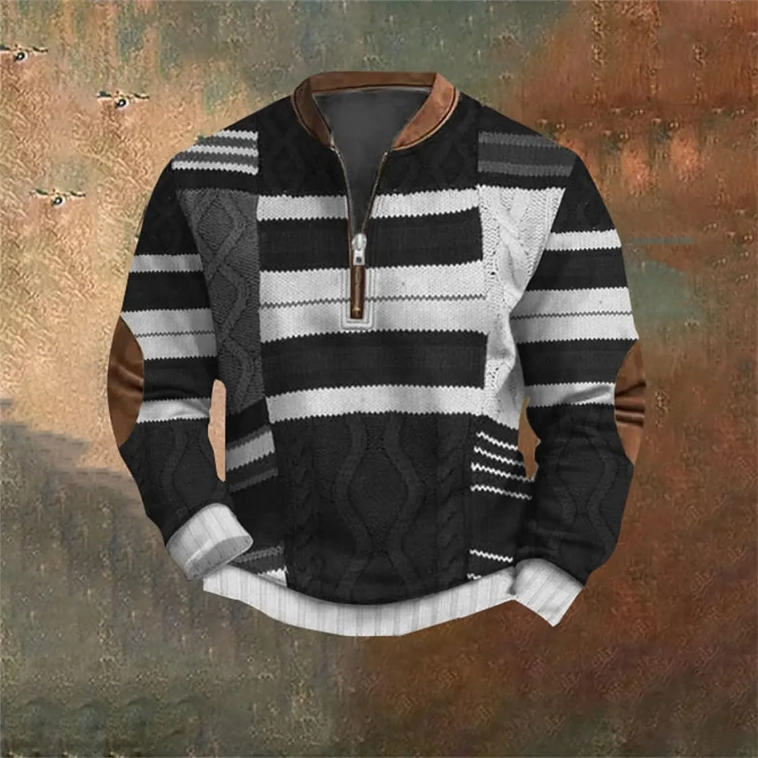Heavyweight Hoodie Loose 3D Printed Zipper Long Sleeved Hoodie For Men Mens Light Sweater Men Oversized