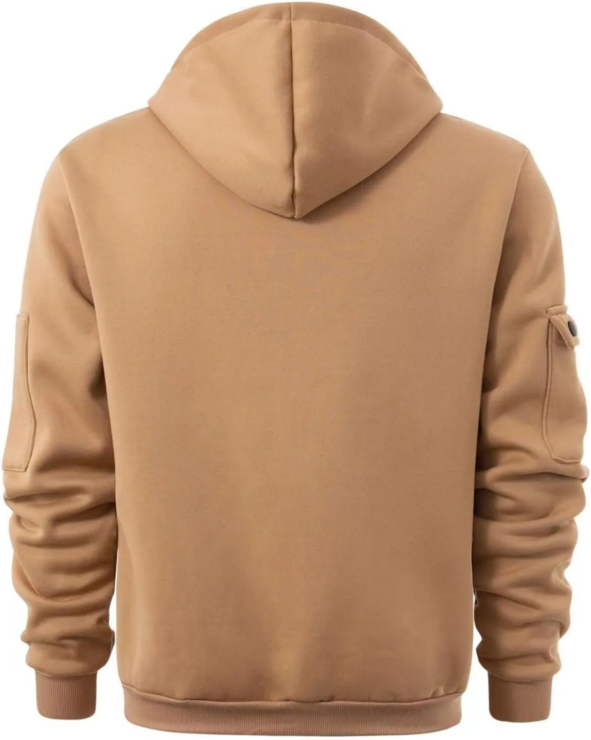 Hoodies for Men Full Zip Up Long Sleeve Sports Hooded Jacket Casual Gym Athletic Sweatshirt Coats with Zip Pockets