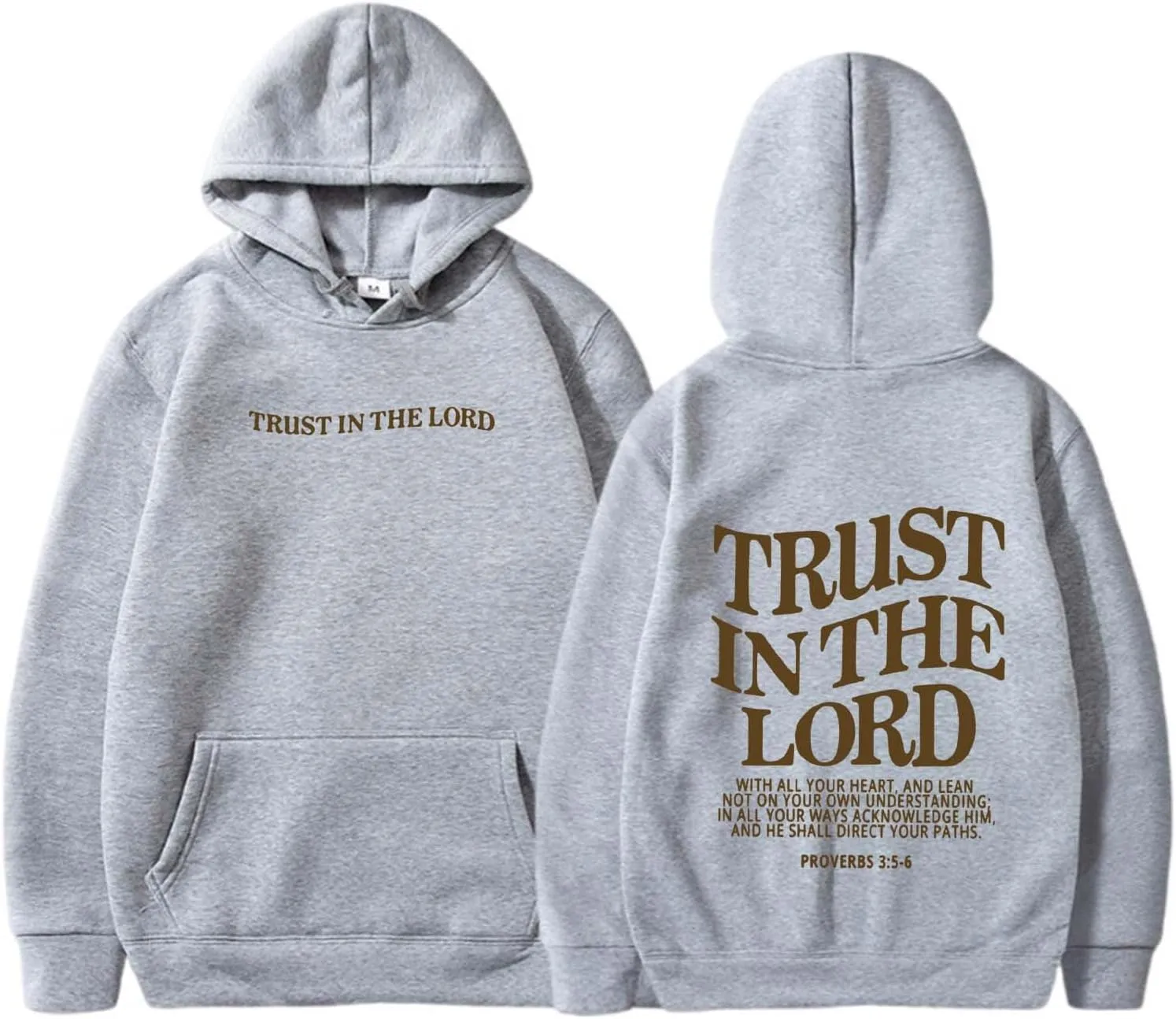 Hoodies for Teen Girls Trust in The Lord Christian Hoodies for Women Trendy Graphic Oversize Pullover Hoodies