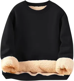 Hoodies for Women Casual Oversized Fleece Sweatshirts Solid Color Long Sleeve Pullover 2024 Warm Winter Hoodies