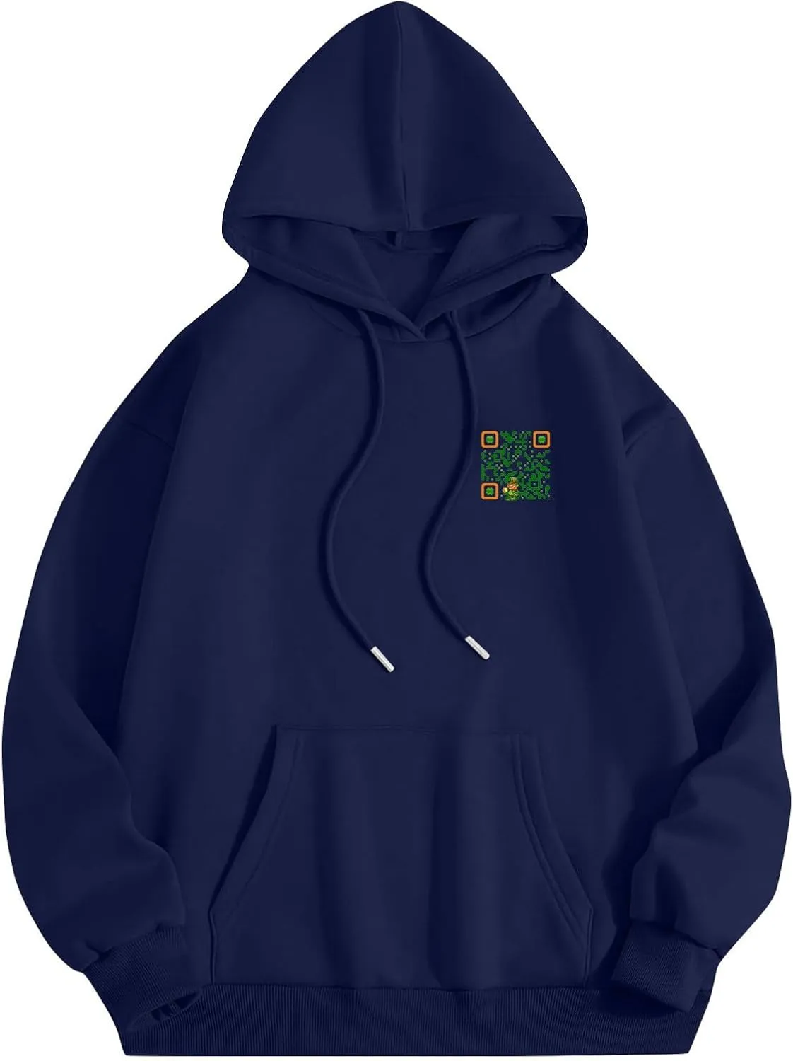 Hoodies for Women Plus Size Casual Long Sleeve Graphic Hoodies Drawstring Pullover Sweatshirts with Pocket