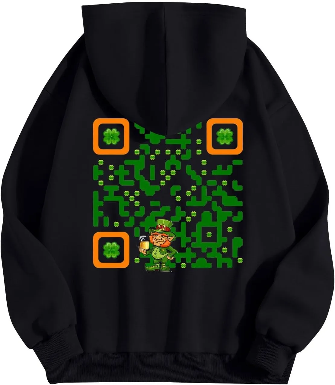 Hoodies for Women Plus Size Casual Long Sleeve Graphic Hoodies Drawstring Pullover Sweatshirts with Pocket