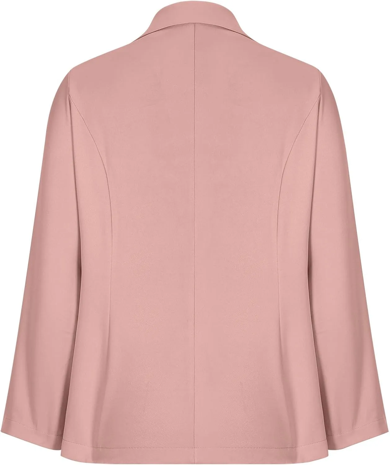 Jacket for Women Open Front Long Sleeve Casual Work Office Blazers with Pockets Classic Lapel Collar Blazer Jacket