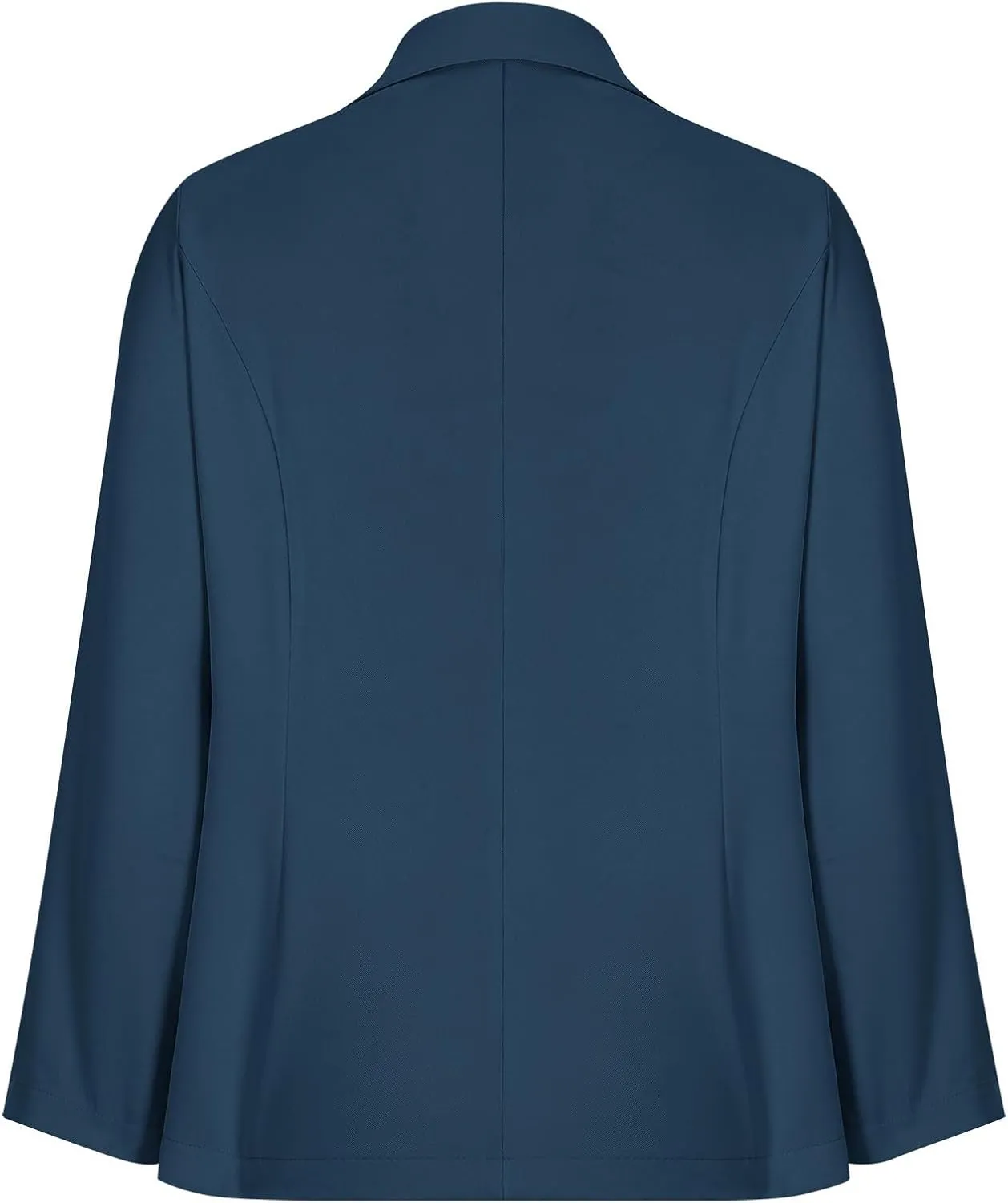 Jacket for Women Open Front Long Sleeve Casual Work Office Blazers with Pockets Classic Lapel Collar Blazer Jacket