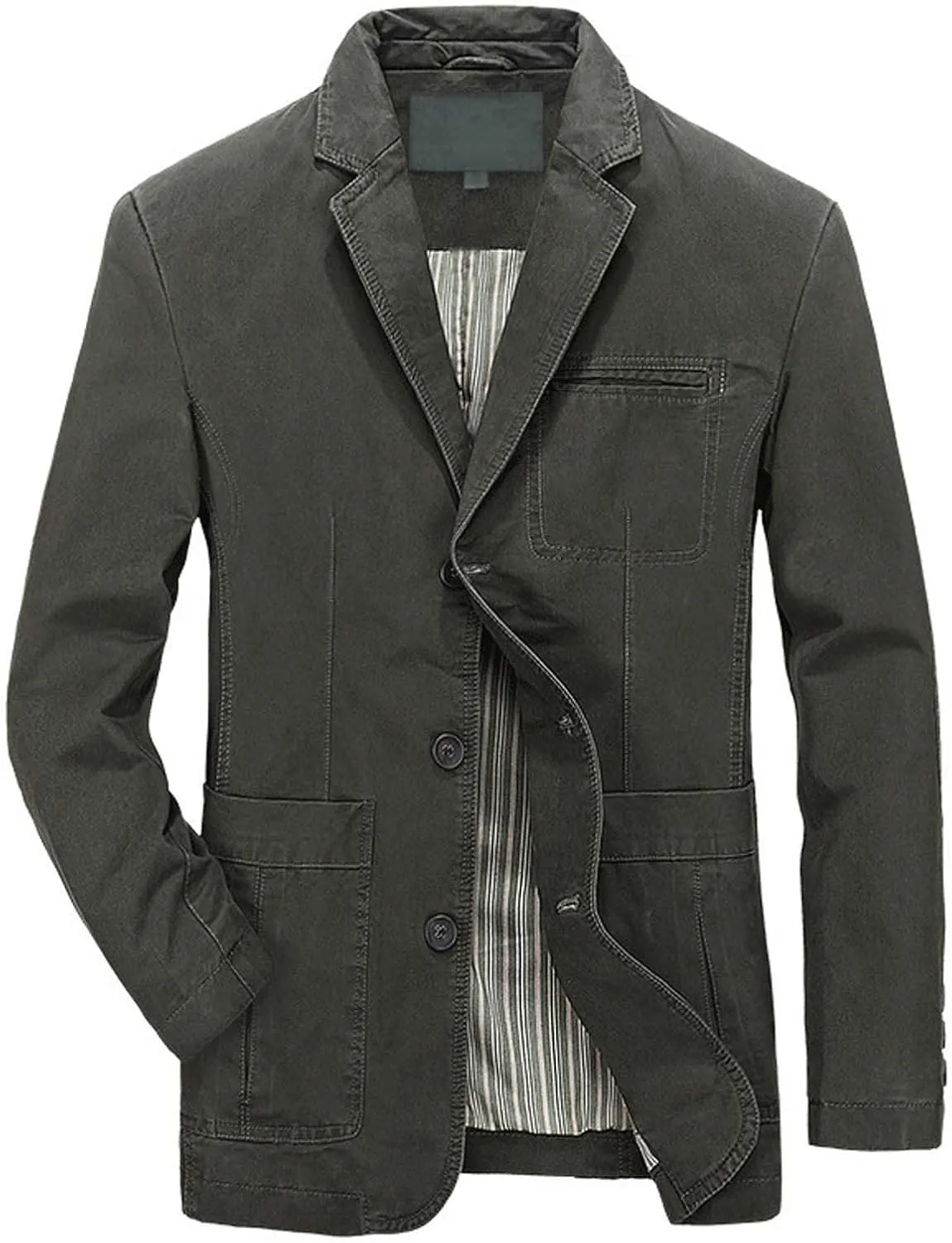 Jackets for Men 2024 Camouflage Pocket Cardigan Suit Botton Sweater Jacket Light Jackets for Men Travel Blazer for