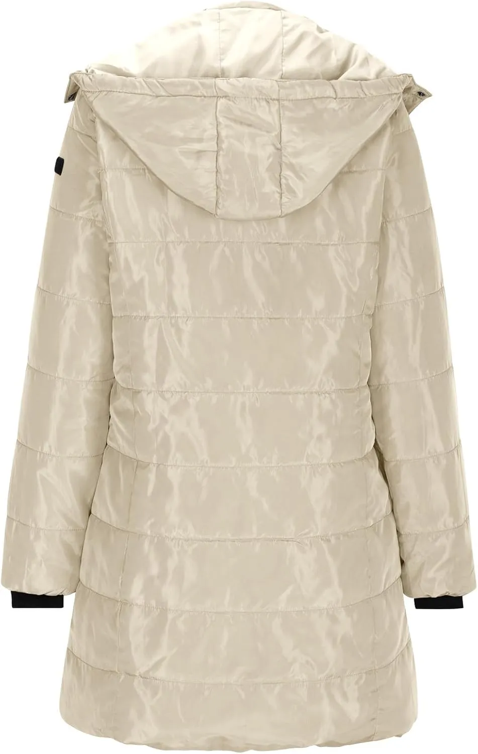 Jackets for Women Zip Up Quilted Puffer Jacket Fleece Lined Parka Oversized Causal Versatile Womens Fashion Hoodie