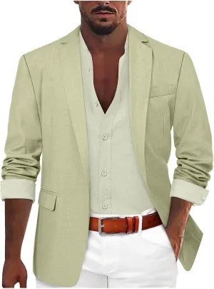 Lightweight Two Button Suit Jacket Mens Suit Slim Fit One Button Solid Tuxedo Acket 2 Button Lightweight Sport Coats