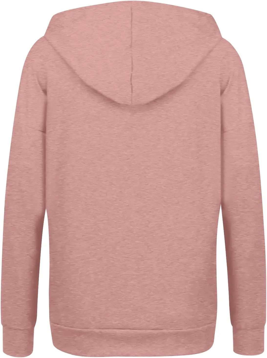 LISTHA Womens Zip Up Hoodies Long Sleeve Drawstring Sweatshirts Fall Jacket Oversized Sweater Casual Outfits with Pocket