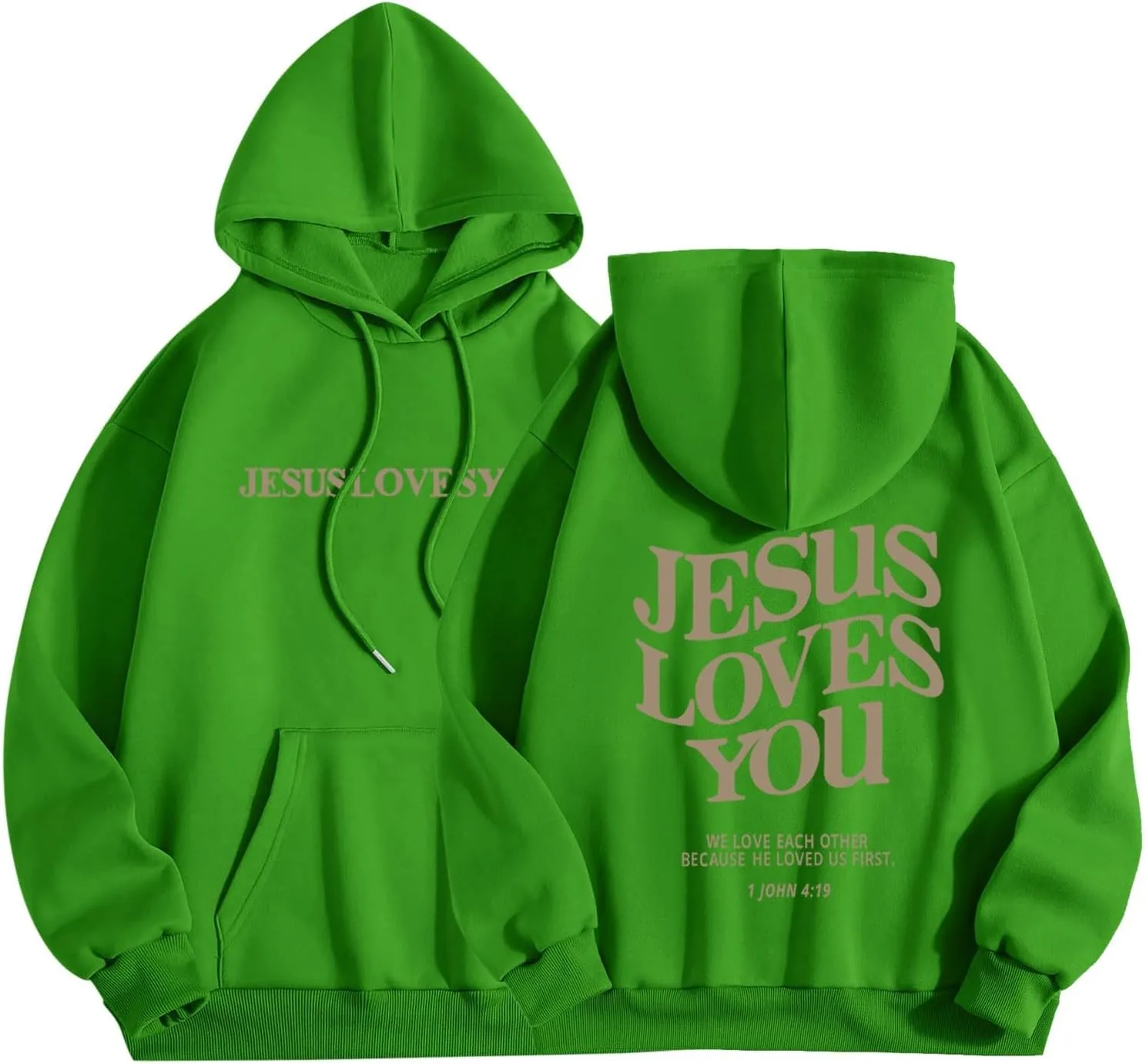Love Like Jesus Hoodies for Men Women Christian Jesus Gift Long Sleeve Pollover Fashion Comfy Oversized Religious Sweatshirt
