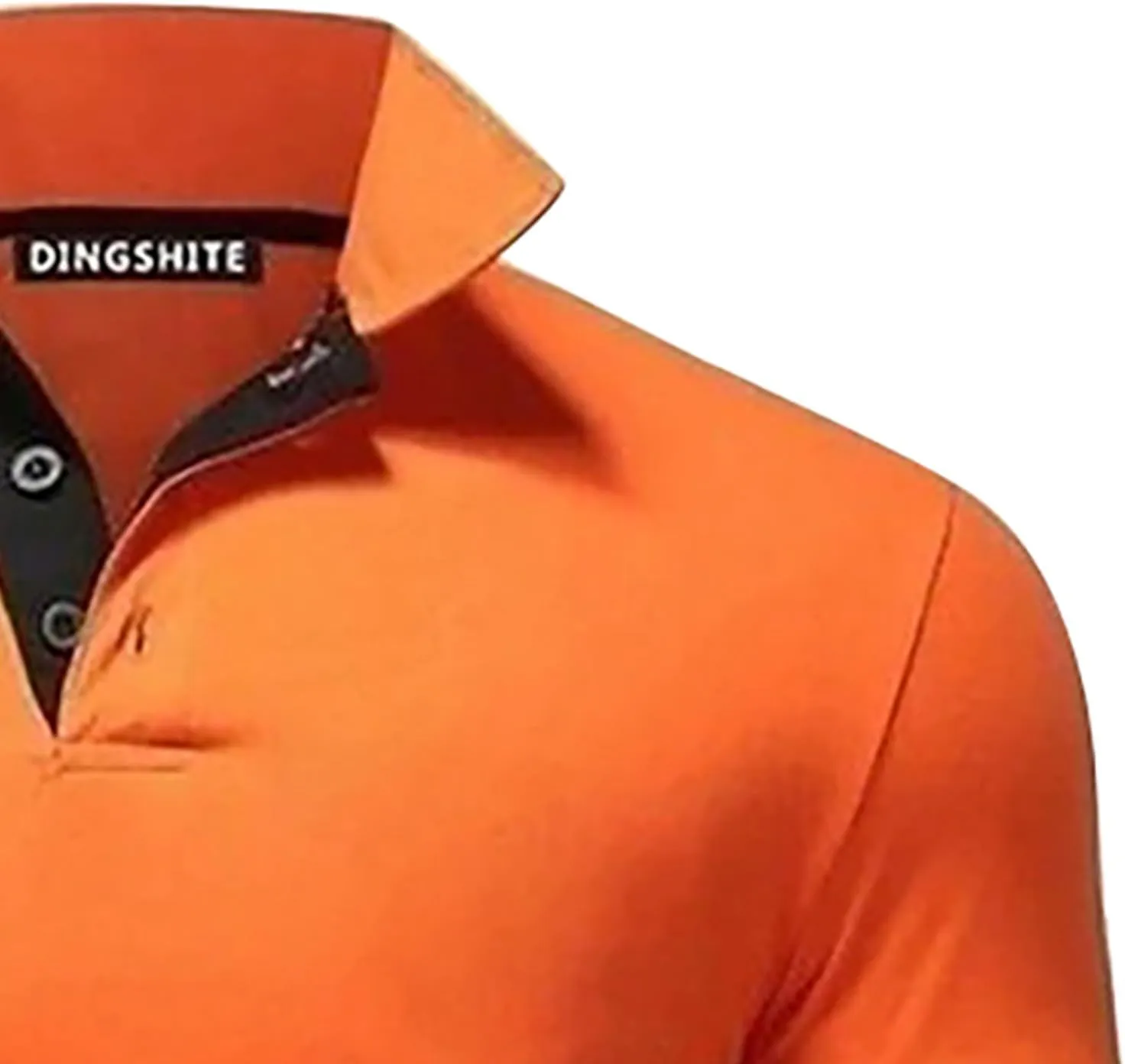 Men Polo Shirt Slim Fit Short Sleeve Cotton Golf Shirt Solid Performance Casual T-Shirts Lapel Collared Work Shirts